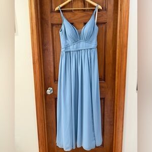Azazie Dusty Blue Gown